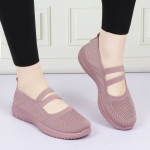 Ladies Flat Platform Shoe Sneakers Female Women Shoe-black