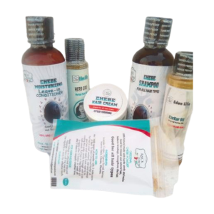 Hair growth set complet kit for fast hair growth, reduce breakage, grow edges and increase hair length