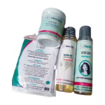 Herb gro set with mask kit for bald hair growth, hairline, edges, to reduce breakage and grow longer hair